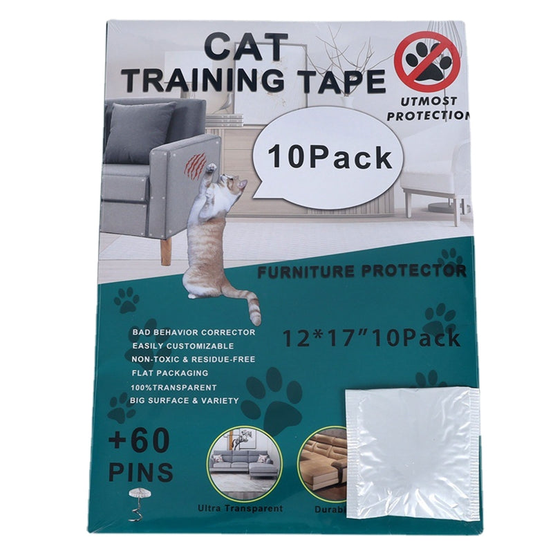 Pack 5x Cinta Antiarañazos Para Gatos