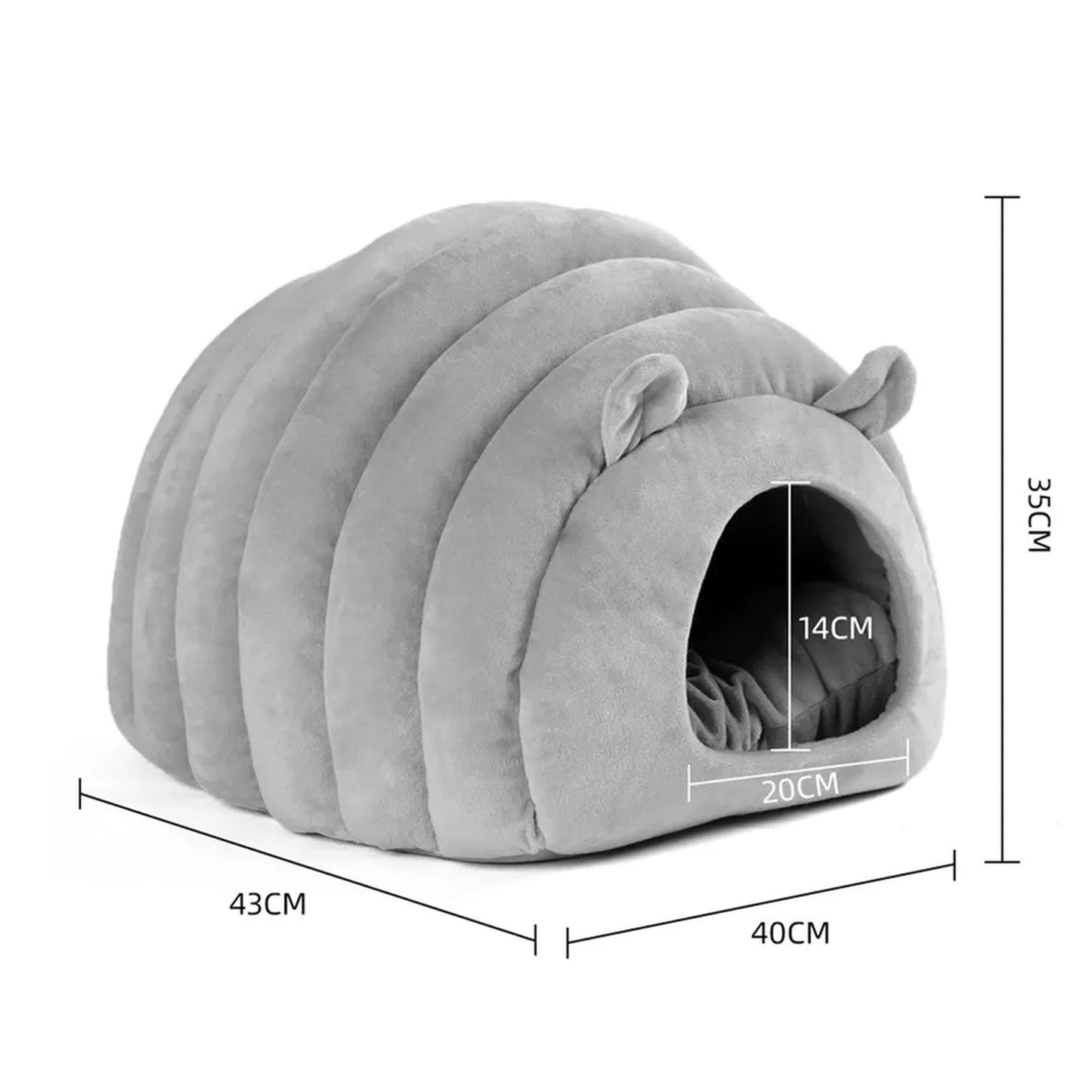 Cama y Casa Cuchas Para Gatos Felpudas