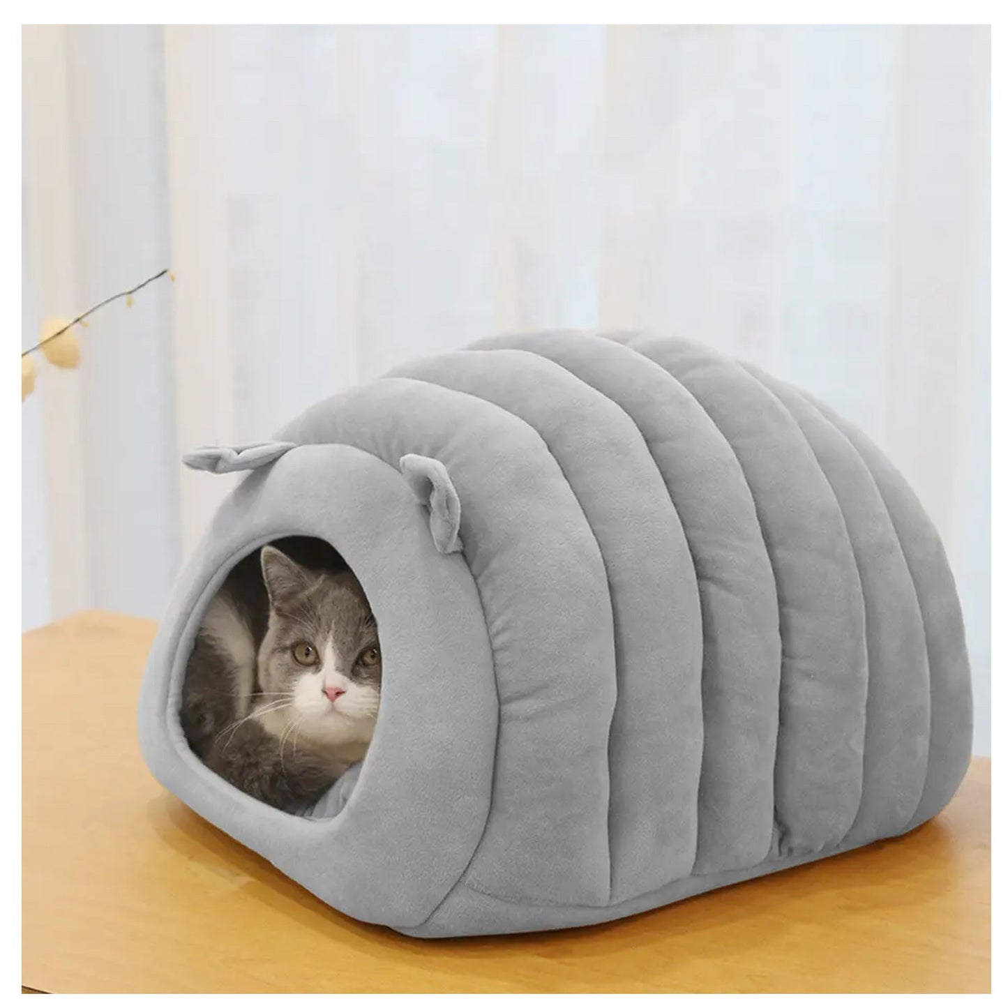 Cama y Casa Cuchas Para Gatos Felpudas