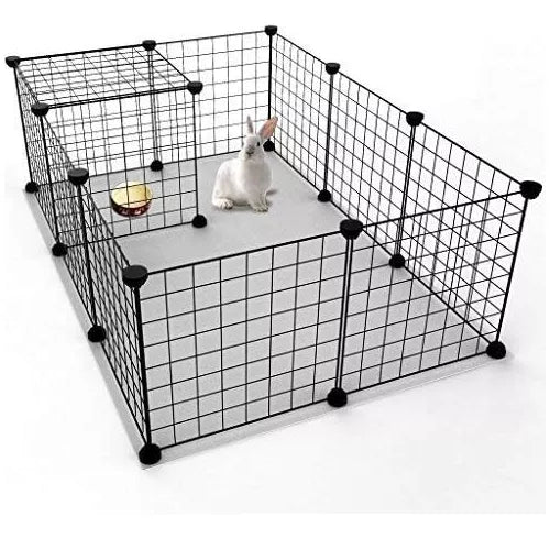 Jaula Corral Mascotas 12 Paneles Armable