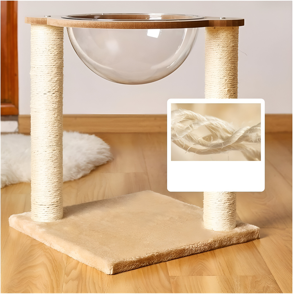 Rascador Para Gatos Cama Cápsula