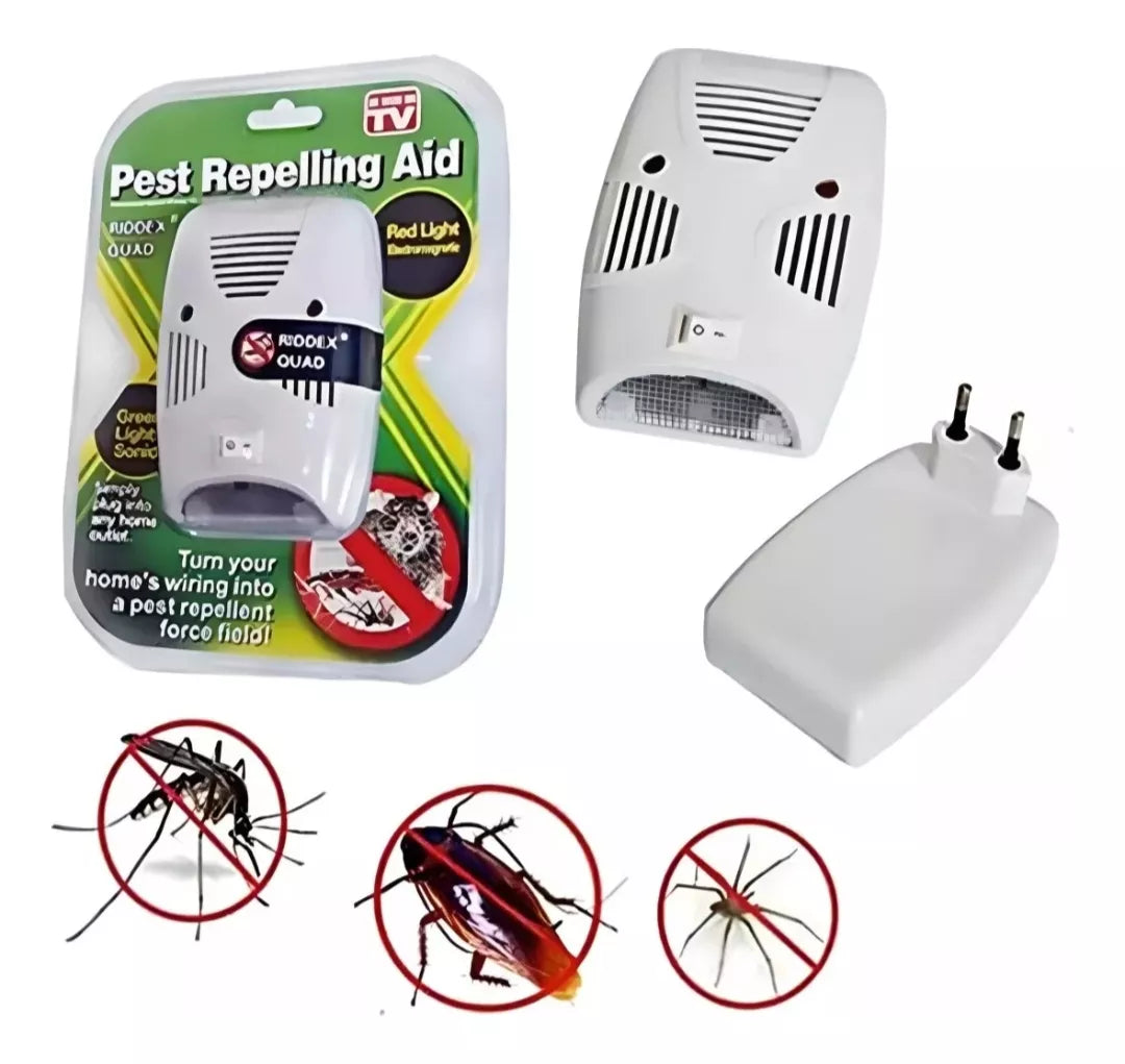 Pack De 4 Repelente Ultrasónico De Plaga