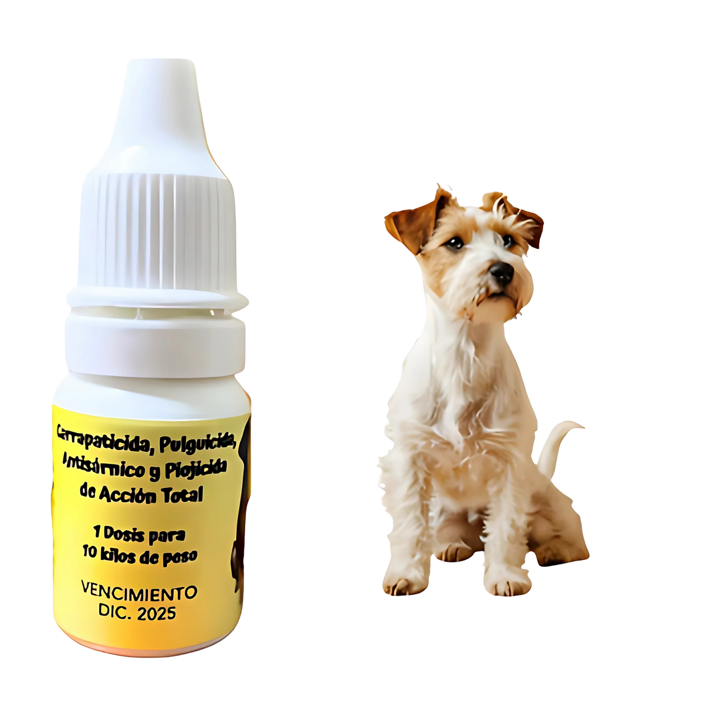 Pipeta para pulgas, piojos y garrapatas