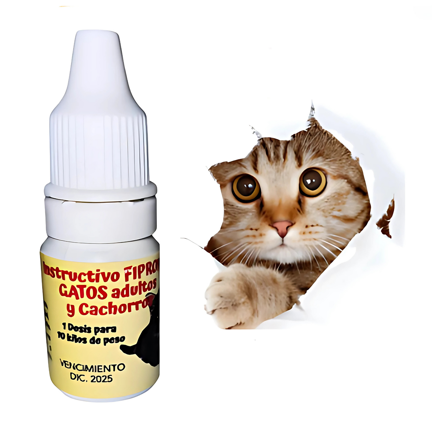 Pipeta componente activo fipronil