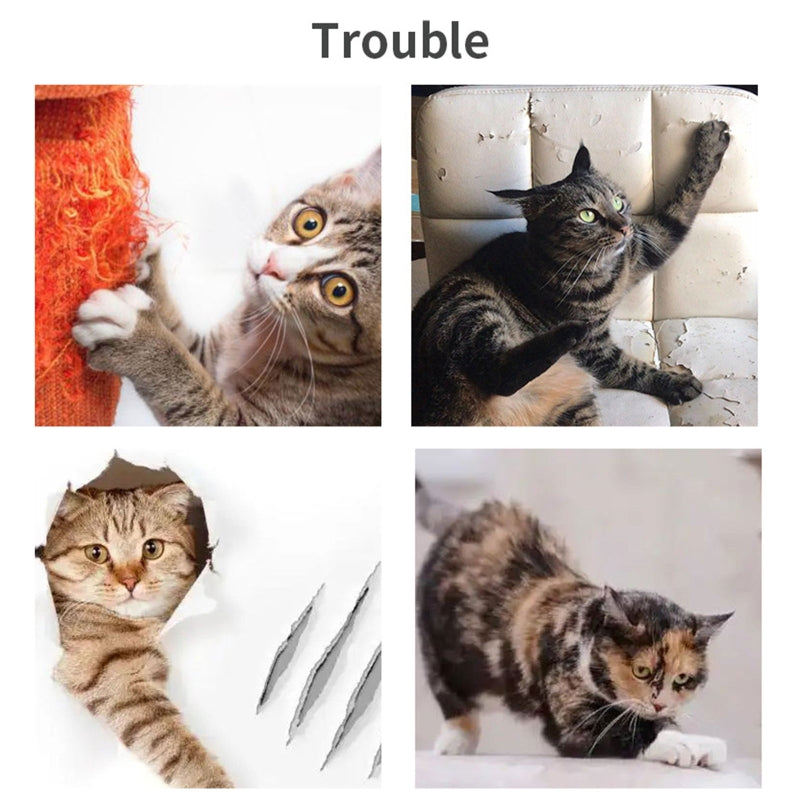 Pack 5x Cinta Antiarañazos Para Gatos