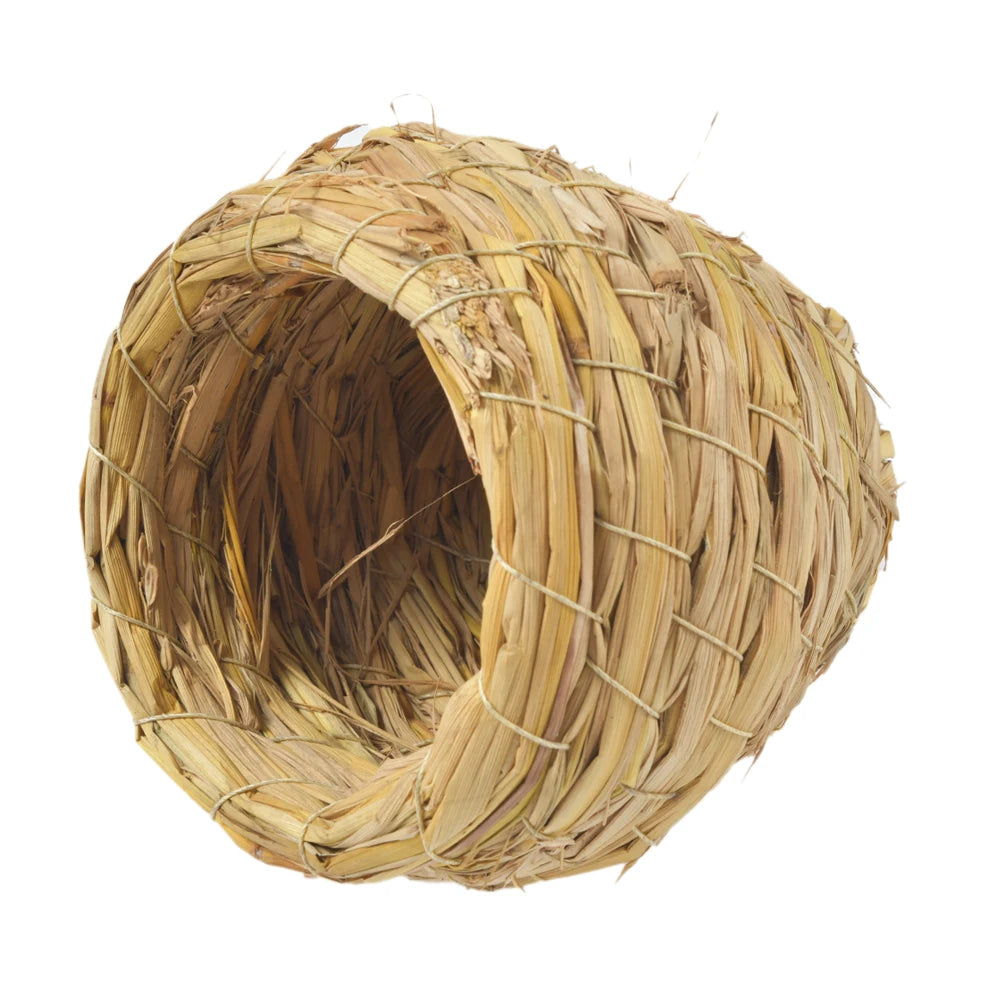 Nido de pájaro hecho a mano para pájaros