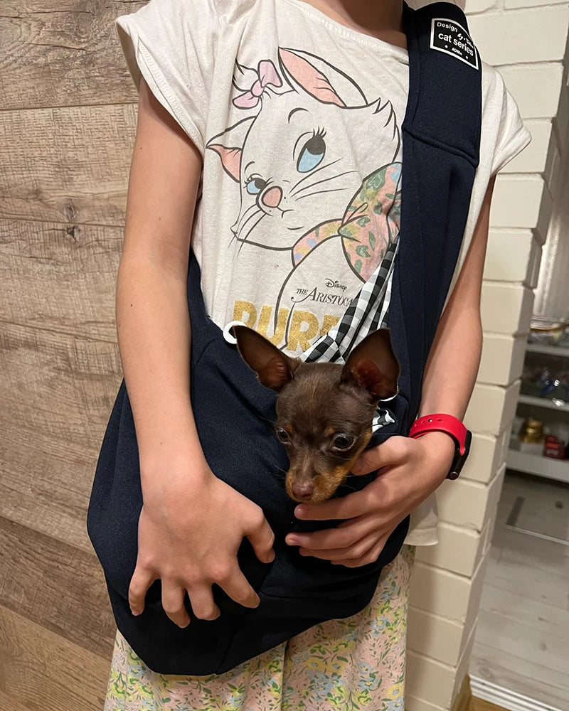Bolsa de transporte ajustable para mascotas, bolso de un solo hombro para cachorros, viaje al aire libre, cómodo, Corgi