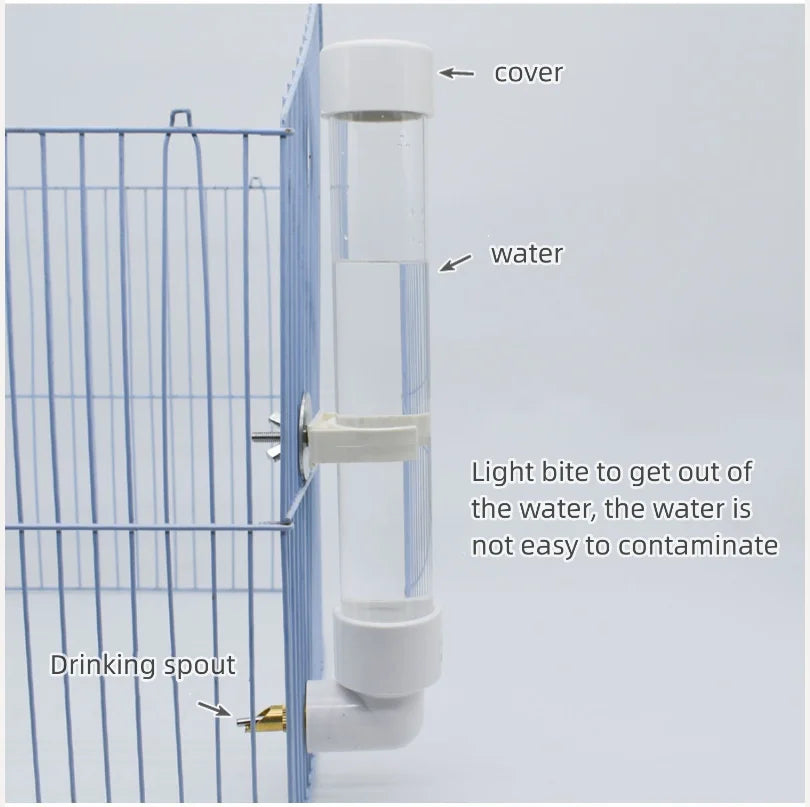 Alimentador / bebedero de agua para aves