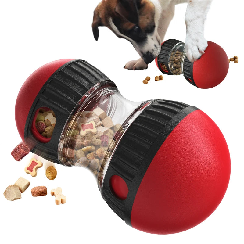 Juguete interactivo de forma elíptica para perros