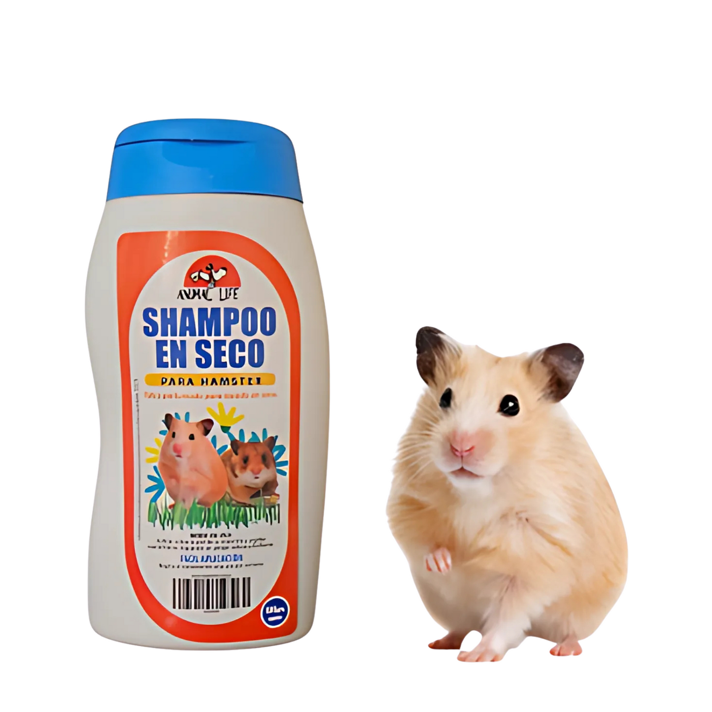 Shampoo seco para hamster