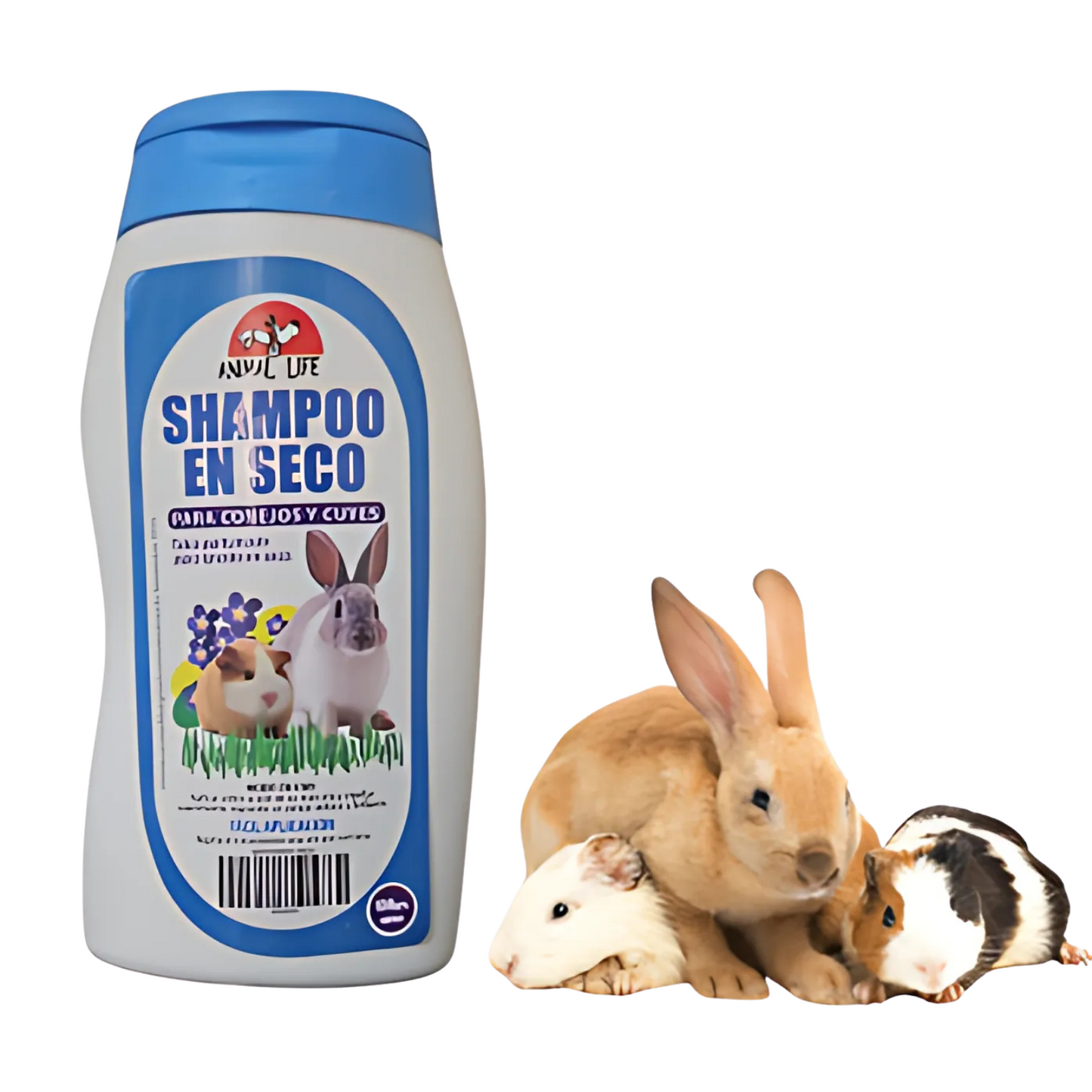 Shampoo seco para roedores