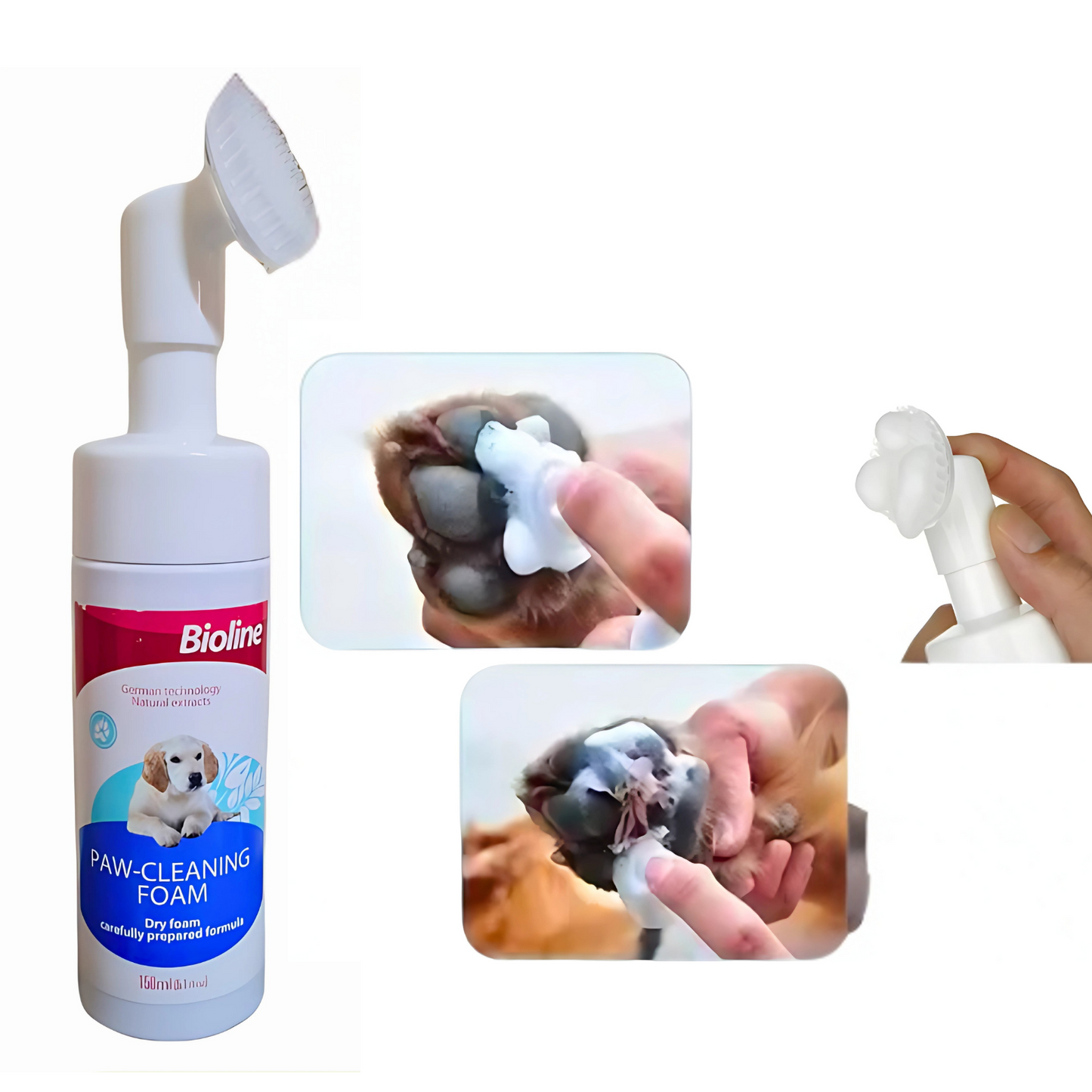 Espuma limpia patitas Bioline