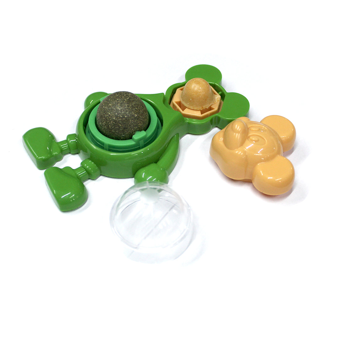 JUGUETE MICKEY PARA GATO VERDE/AZUL