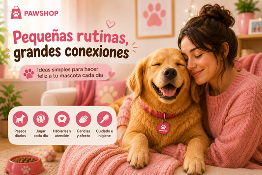 Las pequeñas rutinas que hacen feliz a tu mascota