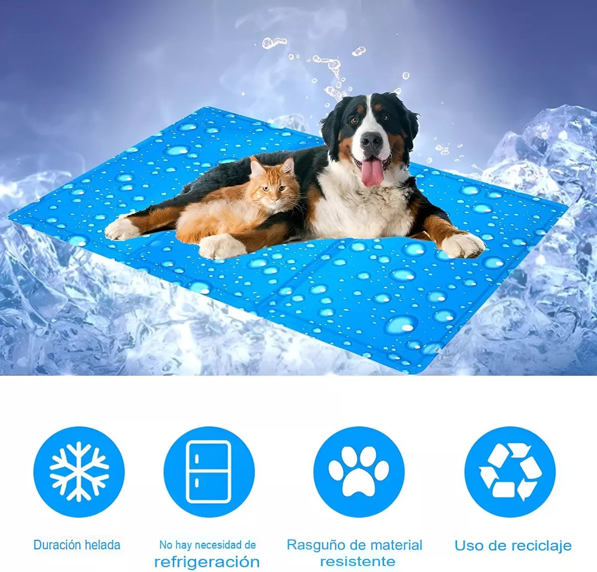 Manta Refrescante De Gel Frio Mascotas Pet Cool Mat