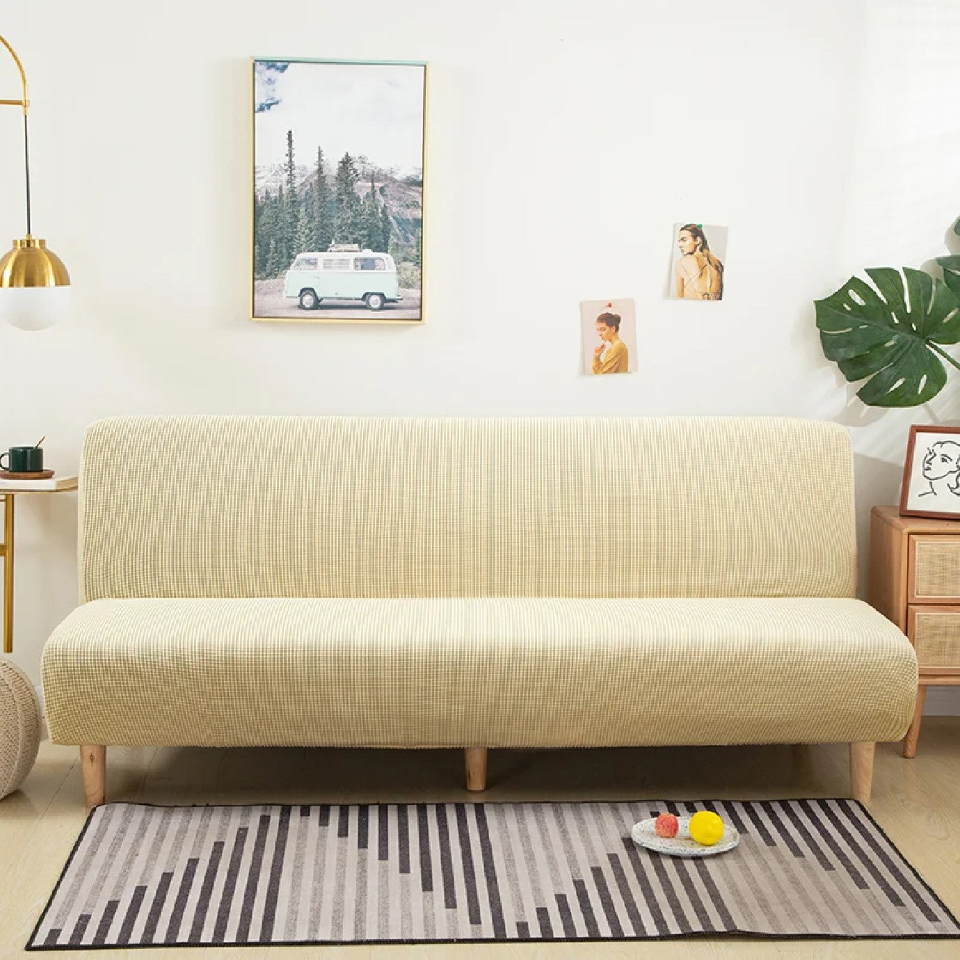 Funda Cubre Futon Elasticada - Cuadrille