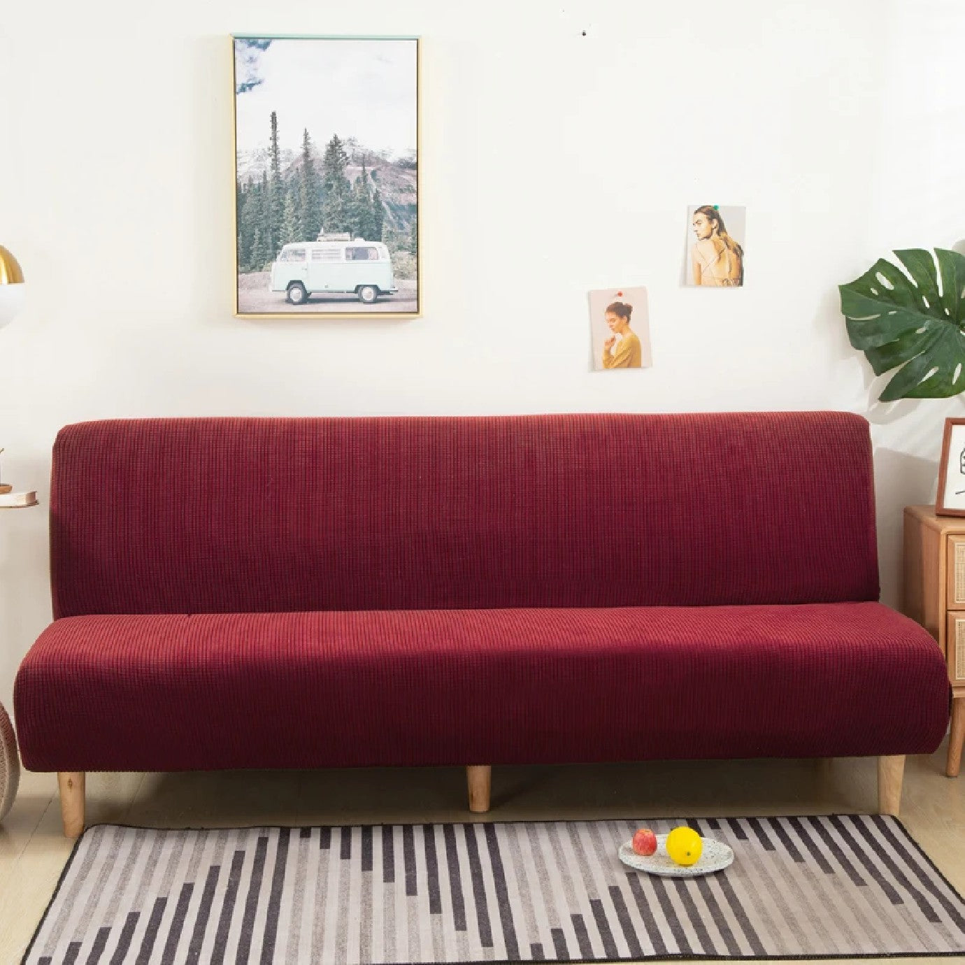 Funda Cubre Futon Elasticada - Cuadrille