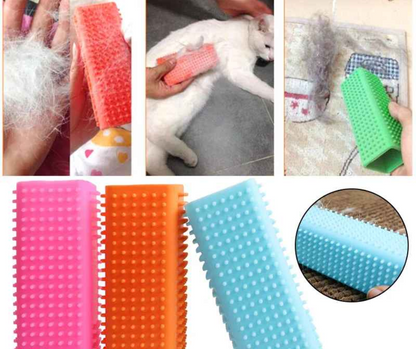 Cepillo De Silicona Para Mascotas