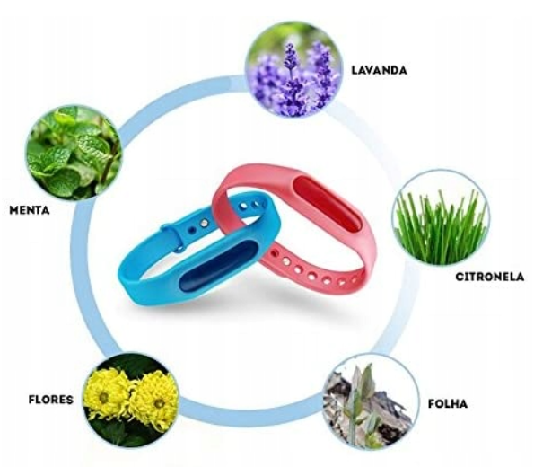 PULSERA REPELENTE DE MOSQUITOS E INSECTO