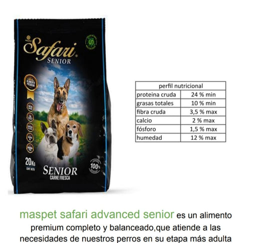 Alimento Safari Senior