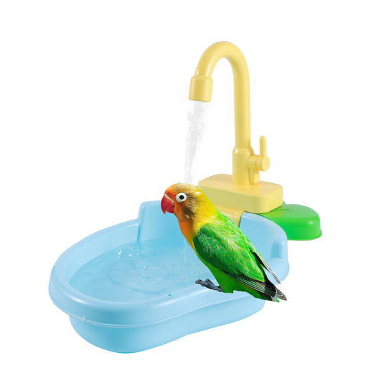 Bañera de juguete automática para aves