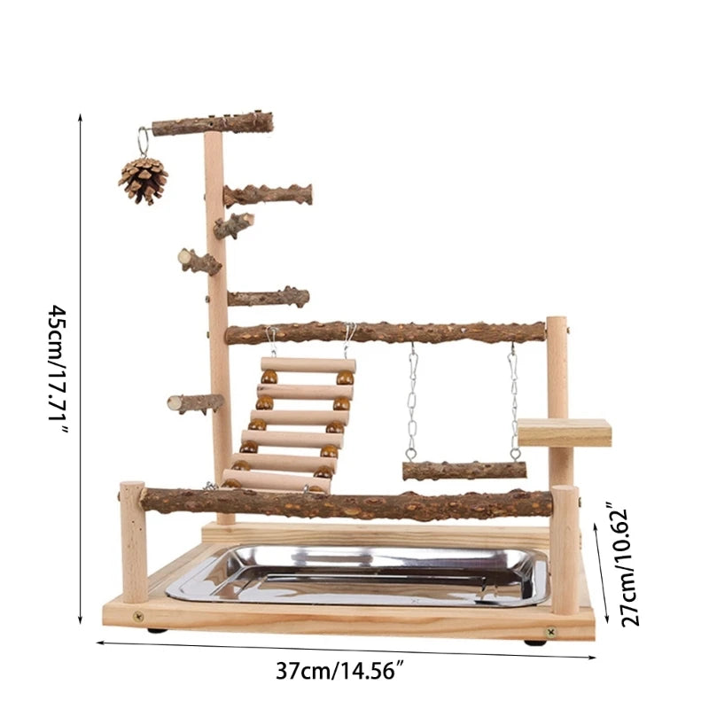 Juguete columpio para aves