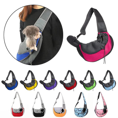 Bolso transportable para mascotas, tela transpirable, malla Oxford