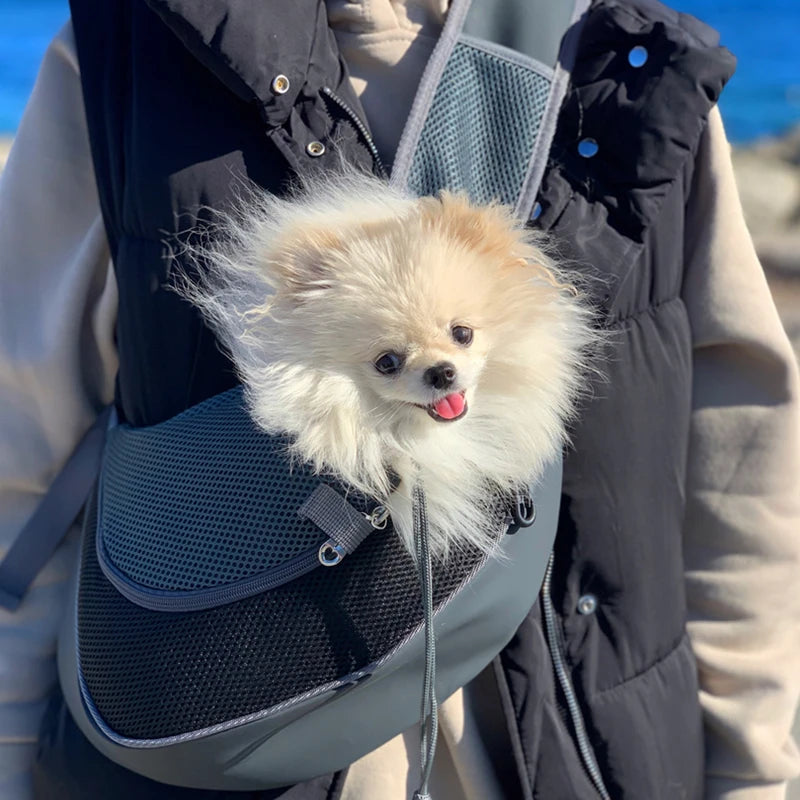 Bolso transportable para mascotas, tela transpirable, malla Oxford