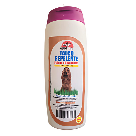 Talco repelente